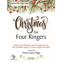 Christmas for Four Ringers (Reproducible) - 8 bells (2 octaves) and Piano