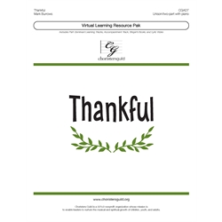 Thankful (Digital Download Pak) - Two-part