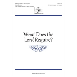 What Does the Lord Require? (Digital Download Accompaniment Track)