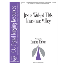 Jesus Walked This Lonesome Valley (reproducible) - 12 bells