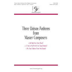 Three Unison Anthems (Digital Download Accompaniment Track)