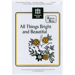 All Things Bright and Beautiful (arr. Wright)