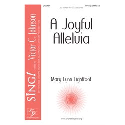 A Joyful Alleluia - Three-part Mixed