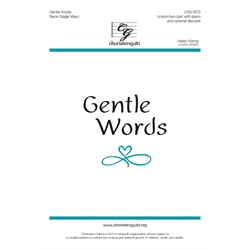 Gentle Words - Unison/Two-part