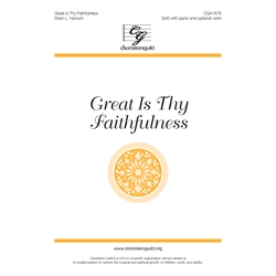 Great is Thy Faithfulness - SAB