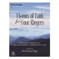 Hymns of Faith for Four Ringers (Reproducible) - 8 bells and Piano