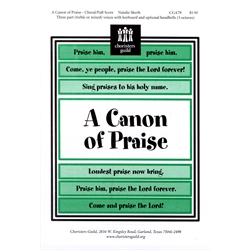 A Canon of Praise (Accompaniment Track)