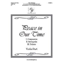 Peace in Our Time - Violin Part