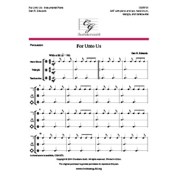 For Unto Us (Reproducible Instrumental Parts)