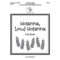 Hosanna, Loud Hosanna (Full Score)