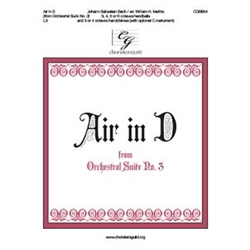 Air in D (from Orchestral Suite No. 3) - 3-6 octaves