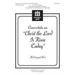 Concertato on 'Christ the Lord is Risen Today' Trumpet Part