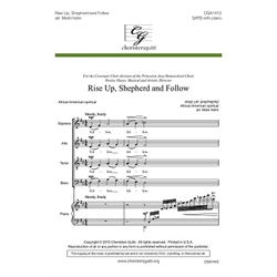 Rise Up, Shepherd and Follow (SATB)