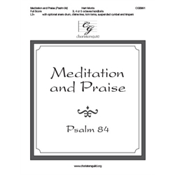 Meditation and Praise - Full Score