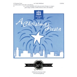 A Christmas Fiesta (Handbell Score) - 4-5 octaves