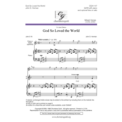 God So Loved the World (Accompaniment Track)