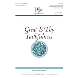 Great Is Thy Faithfulness - Unison 