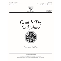 Reproducible Vocal Parts - Great Is Thy Faithfulness