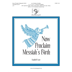 Now Proclaim Messiah's Birth - Handbell Score