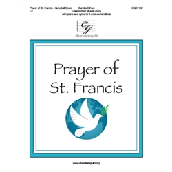 Prayer of St. Francis - Handbell Score