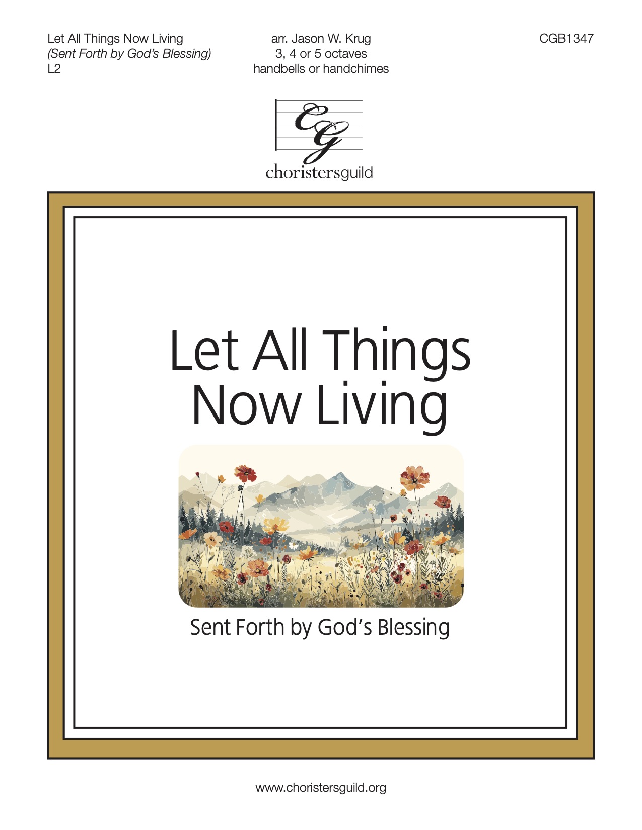 Let All Things Now Living (3-5 octaves) 